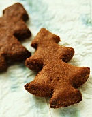 Nut biscuits in shape of fir tree