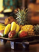 Exotic fruit in a fruit bowl