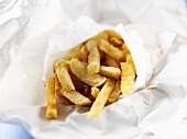 Chips in paper bag