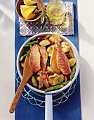 Provençal fish and vegetable dish