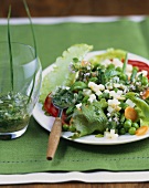 Vegetable salad with Bergkäse cheese & mustard vinaigrette