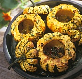 Baked pumpkins with thyme