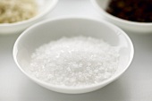 A small dish of coarse salt