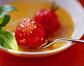 Tomato and coconut soup