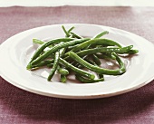 Green beans with olive oil