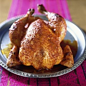 Roast chicken with harissa