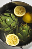 Cooking artichokes