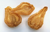 Three dried pears