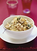 Tagliatelle with tuna and lemon