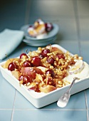 Yoghurt with fresh fruit and nuts