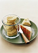 Parmesan and rosemary crackers