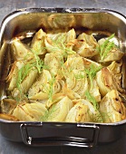 Baked fennel with garlic