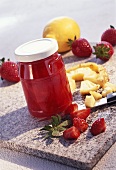 Strawberry and pineapple jam
