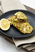 Courgette and feta pancakes