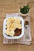 Shepherd's pie (Minced meat with mashed potato topping, England)