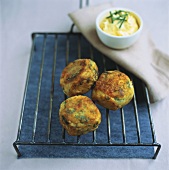 Vegetable balls with herbs