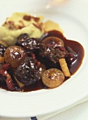 Ox-tail ragout with mashed potato