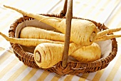 Parsnips in a basket