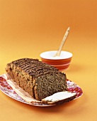 Mixed rye and wheat bread with rolled oats