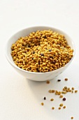 Pollen in a small bowl