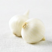 Two white onions