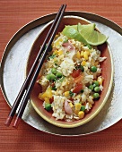 'Five colour' fried rice