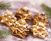 Trees made from gingerbread stars