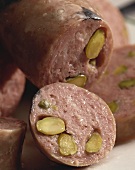 Fleischwurst (slicing sausage) with truffles & pistachios