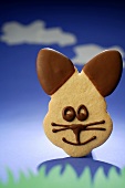 An Easter Bunny biscuit