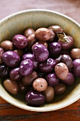 Olives in a small bowl