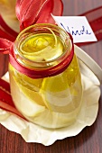 Pickled lemons to give as a gift