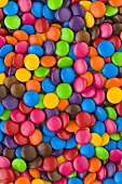 Many coloured Smarties