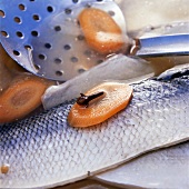 Marinated whitefish fillets