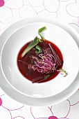 Botwinka (Soup made from young beetroot plants, Poland)
