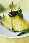 Pineapple with mint