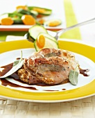 Saltimbocca alla romana (Veal escalopes with sage, Italy)