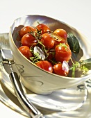 Marinated cherry tomatoes