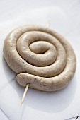 A raw sausage spiral