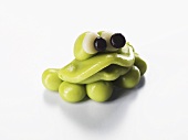 A marzipan frog
