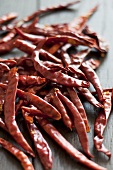 Lots of dried red chili peppers