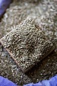 Dried thyme at a market