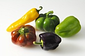 A variety of peppers