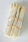 A bundle of white asparagus