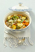 Veal stew with vegetables