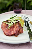 Pork chops with ginger