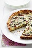 Quiche Lorraine, angeschnitten