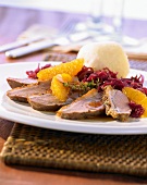 Duck breast a l'orange