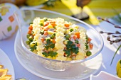 Vegetable salad with mayonnaise for Easter (Poland)