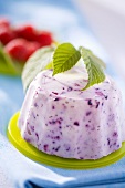 Blueberry yoghurt jelly