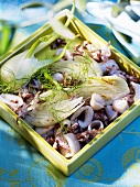 Calamari salad with fennel